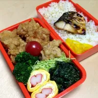 Snapdishの料理写真:1/31 唐揚げ弁当|tomoさん