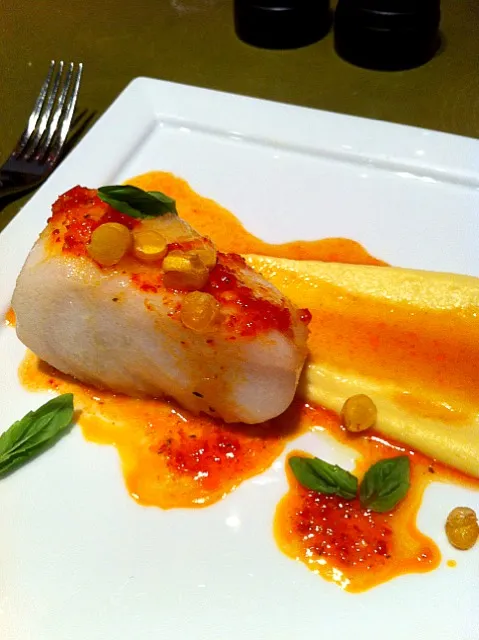 poached hake @a voce madison square park|kayoさん