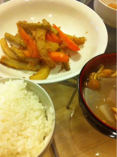 ささっと晩ご飯|きよたさん