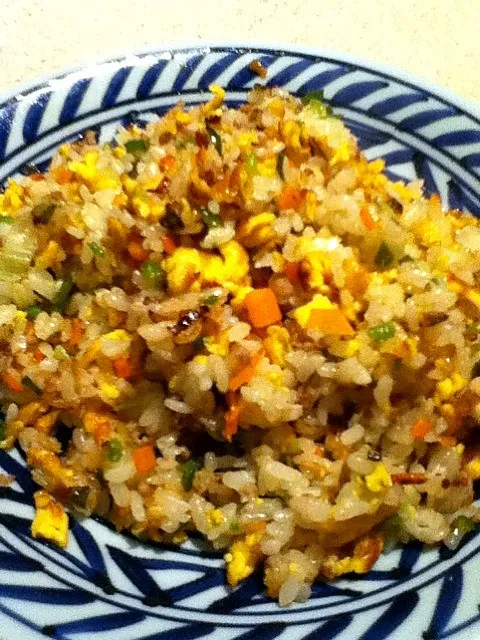 Kanta cooked fried rice for the first time.|Kincoさん