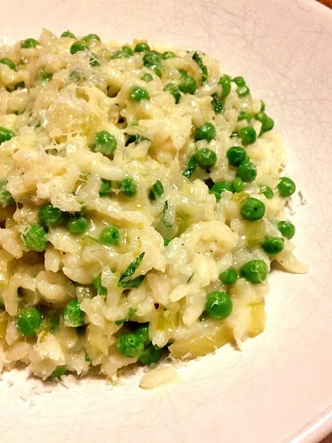 risotto ai piselli|Mélanie Velgheさん