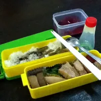 Snapdishの料理写真:とんかつ弁当|yuuuuさん