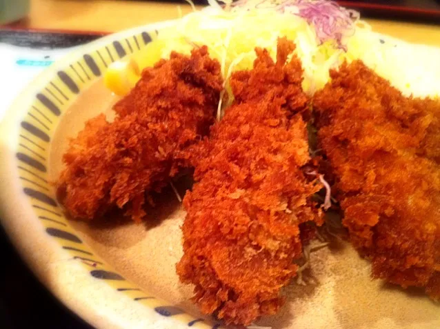 季節のメニュー カキフライ定食。タルタル好き。|hirotomoさん