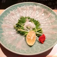 Snapdishの料理写真:ふぐさし！|taltal_pさん