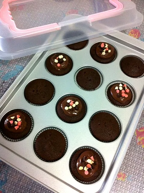 nutella cupcakes (:|meeowwmeeowwさん