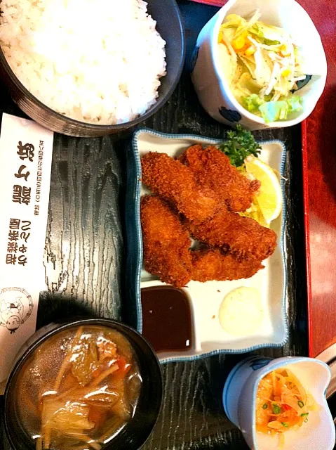 浜名湖産カキフライ定食|あやきちさん