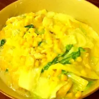 白菜と鶏肉の中華風コーンクリーム煮|yuuさん