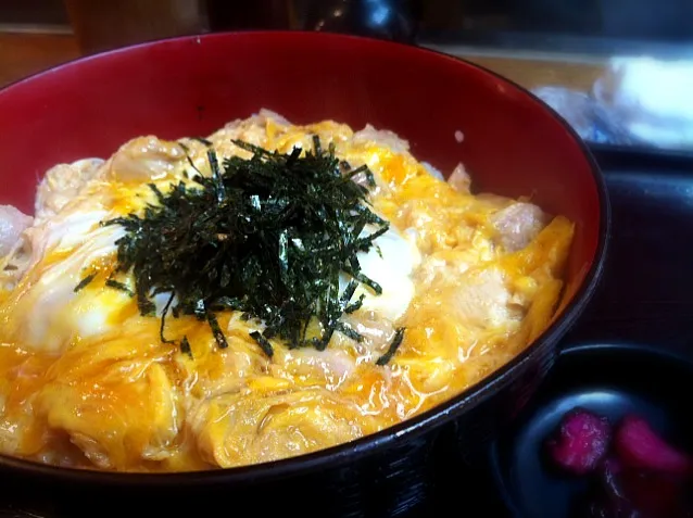 親子丼。あつあつとろとろ。|hirotomoさん