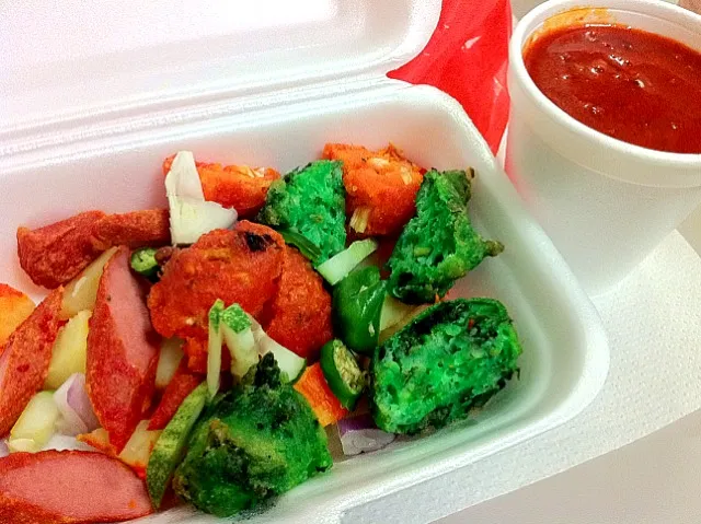 Snapdishの料理写真:8/2/12 ~ my lunch Indian Rojak|Julia Aliさん