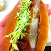 Snapdishの料理写真:長野ベーカリーとんかつサンド|yumikoさん