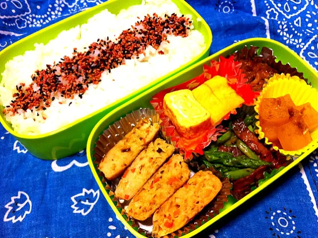 Snapdishの料理写真:余り物でお弁当(^-^)|yumiさん