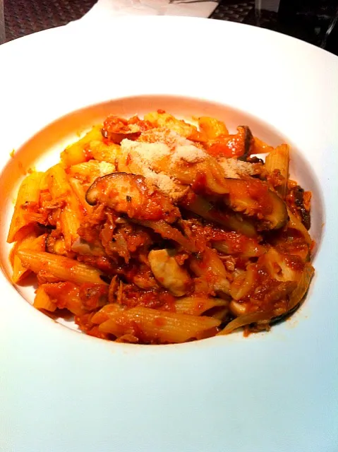 Pasta with tomatoes|quietleaさん