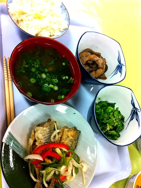 アジの南蛮漬け定食|まっきさん