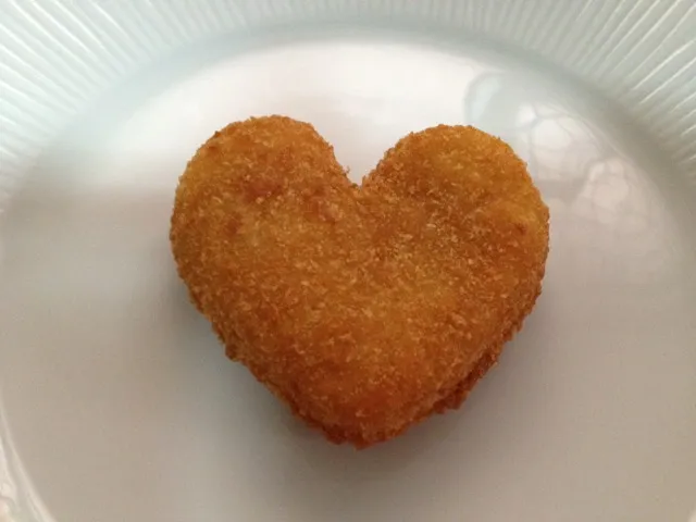 Snapdishの料理写真:ハートコロッケ♡|satomiさん