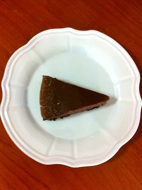 my nutella cheesecake - top view (;|meeowwmeeowwさん