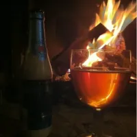 draft beer with fire!|Kris Haamerさん