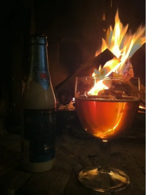 draft beer with fire!|Kris Haamerさん