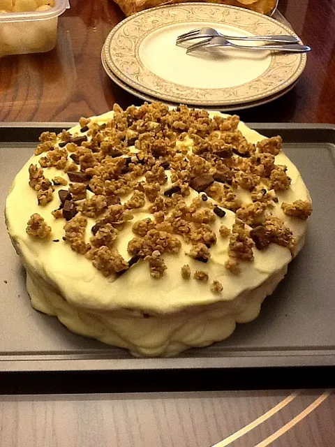 orange poppyseed and granola cake|mmmyoさん