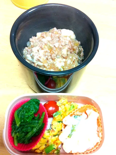 麻婆豆腐のお弁当|アビーさん