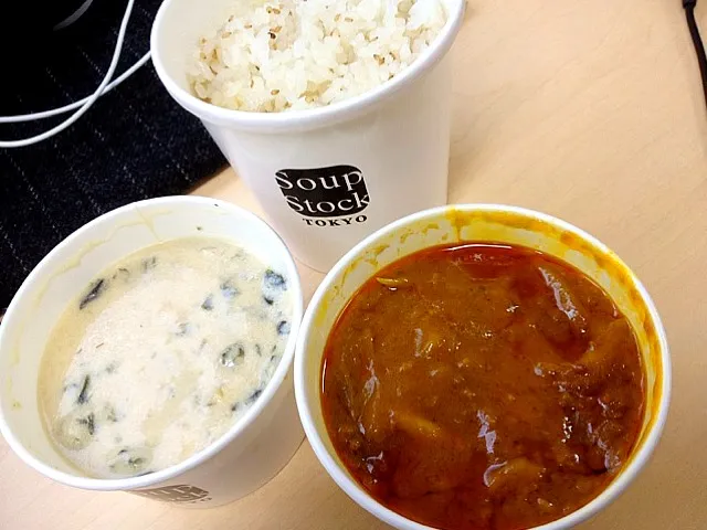 Mushroom curry and cream stew to go|chan mitsuさん