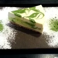 Snapdishの料理写真:抹茶レアチーズケーキ♥京都清水 天|野呂梓さん