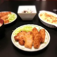 豚肉のポテト巻き揚げとヒレカツ|nanatisoさん