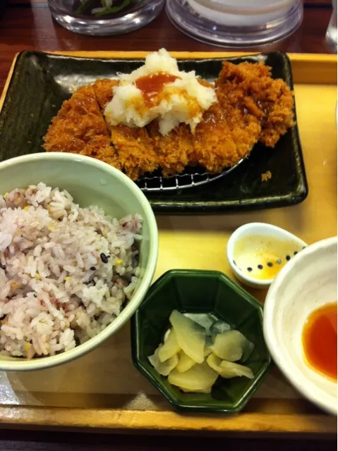 梅おろし チキンカツ定食|tkさん