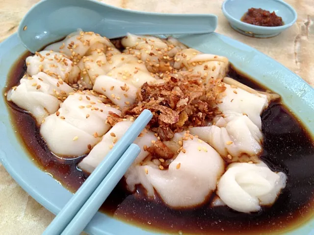 Snapdishの料理写真:hong kong style chee cheong fun 港式猪肠粉|(=^x^=)さん