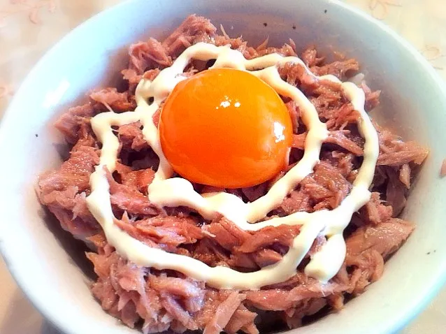 簡単朝ごはん☆ツナマヨご飯|インコさんさん