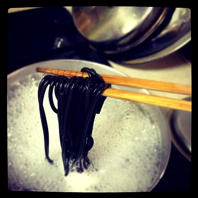 Snapdishの料理写真:Spaghetti al Nero di Seppie|ikuminさん