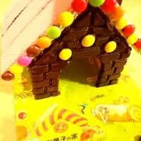 Snapdishの料理写真:お菓子のおうち作った|くまさん