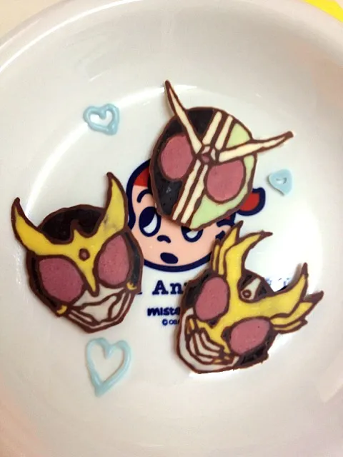 Snapdishの料理写真:仮面ライダーチョコ|kanaさん