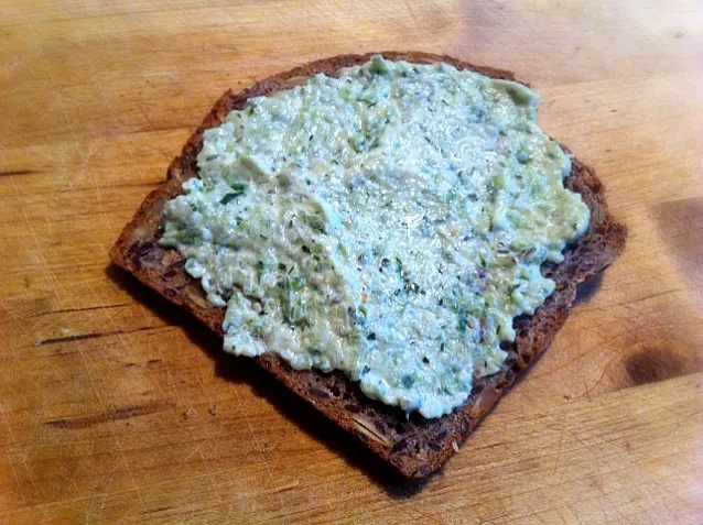 cucumber spread on spelt bread|Gabiさん