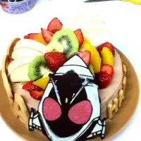 Snapdishの料理写真:息子のフォーゼケーキ🎂|peesanさん