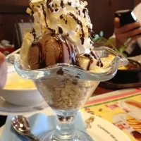 choco banana pie parfait|jeさん