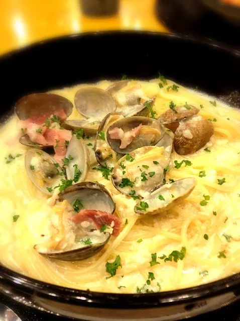 Snapdishの料理写真:Clam chowder pasta|mayさん