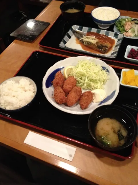 カキフライ定食|西田聡さん