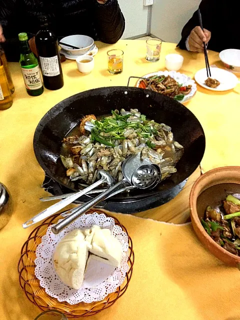 seafood in iron wok|Queenさん