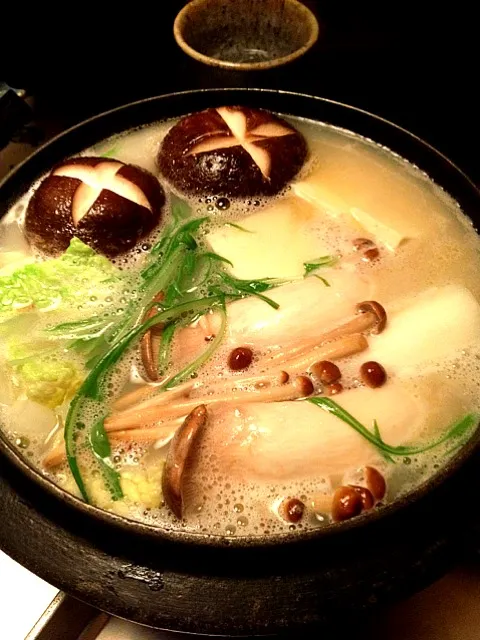 水炊き。野菜が食べたかったので満足(^^)|トミーさん