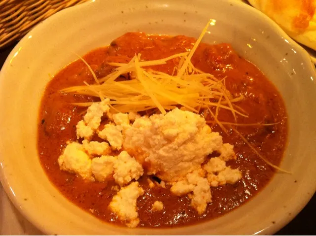 チキンとソヤビーンズとインドチーズのカレー( ^ ^ )/■|西田寛さん