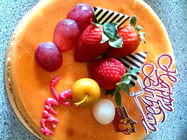 Birthday Baked Cheese Cake|Shiroi Yukiさん