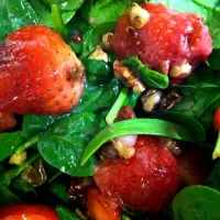 spinach & strawberry salad|mariaさん