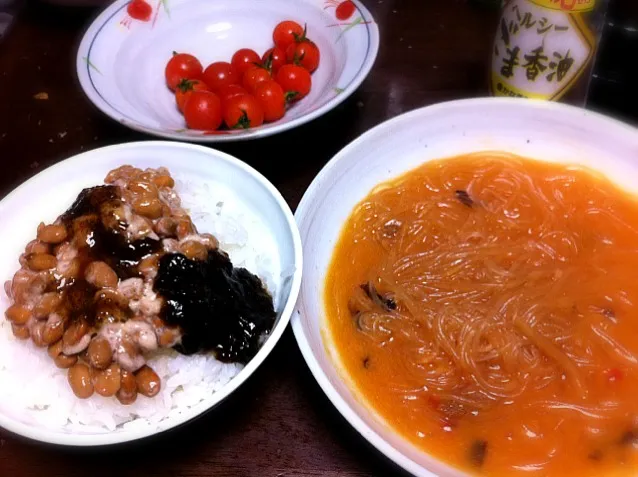 昨日の晩ご飯シリーズ/麻婆春雨|pukucoさん