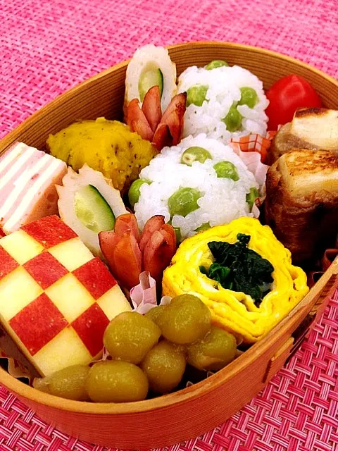 豆ご飯弁当|ゆうきさん