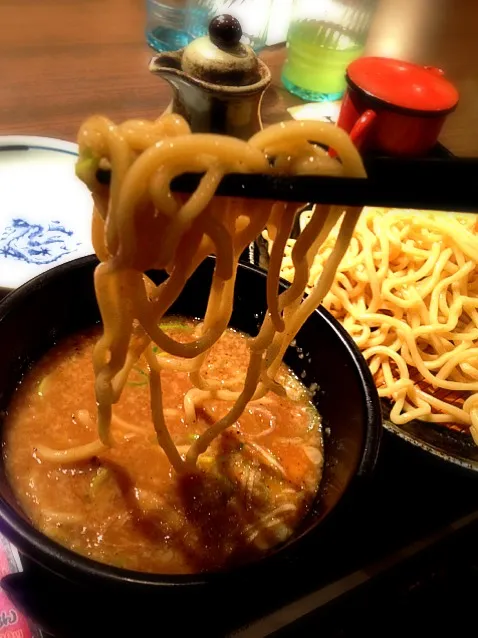 Snapdishの料理写真:今日の晩ご飯はつけ麺食べに行きました！|himaさん