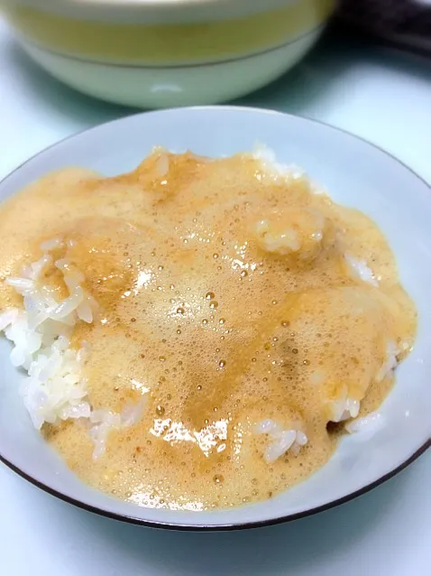 ホンモノの自然薯かけご飯＠実家！！やっぱ都内のニセモノ自然薯とは味が雲泥の差だ。。。＼(^o^)／|Kazuさん