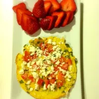 egg omelette w/veggies|mariaさん