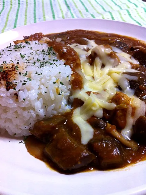 茄子のチーズカレー|あやきちさん