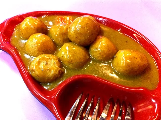 curry fish ball|インインさん