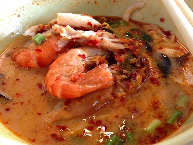 rice noodle in tomyum kung|joyさん